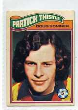 (Gr418-416) Topps, Footballers, Scottish, #2 D.Somner, Partick Thistle 1968 G-VG picture
