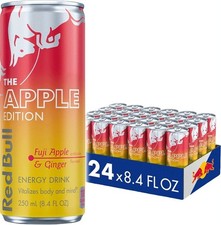 Red Bull Energy Drink, Fuji Apple & Ginger, Apple Edition 8.4 Fl oz (24 Cans) picture