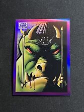 2022 Topps Chrome Star Wars Galaxy Purple Refractor /25 Gamorrean Guard #31 💎 picture