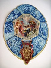 1800's W. Shakspeare Opening Print w/ Characters From Hamlet * picture