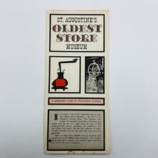 St Augustine's Oldest Store Museum 1960s Brochure Florida Old General Store picture