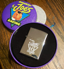 Zippo Smokin' Joe's Racing Lighter in Purple Camel Tin picture