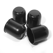 4Pcs 3.19in Trailer Wheel Center Caps Push Through Carbon Steel Hub caps for ... picture