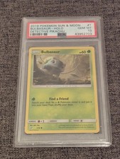 1/18 Bulbasaur Holo Pokemon Card Detective Pikachu PSA 10 Gem Mint picture