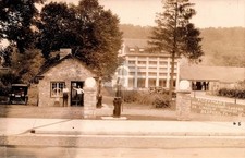 Bedford PA Pennsylvania Lincoln Hwy Hoffman Gas Station RPPC Photo Postcard COPY picture