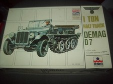 ESCI ITALY GERMAN WWII 1 TON HALF-TRACK DEMAC D7 MODEL 1/35 SCALE picture