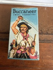 Rare 1959 Cadet Confectionery Buccaneer Sweet Cigarettes Packet Box picture