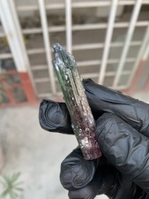 Outstanding Natural Bi colour Tourmaline crystal picture