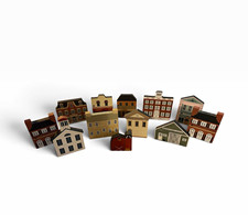 The Cat’s Meow Village 1987 12pc Vintage Lot picture