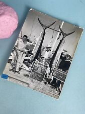 Balboa Angling Club 1952 Prize Double Marlin Photo Edward L. Bayly Mounted Photo picture