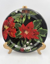 Beautiful Certified International HTF Poinsettia Dinner Plate 4258748 picture