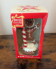 2004 Bon-Macy's Benji Bingerbread Boy Bobble Dobbles Gingerbread Chistmas Box picture
