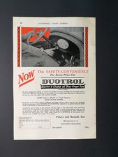 Vintage 1928 Peters & Russell Inc. Duotrol Starter & Choke Full Page Original Ad picture