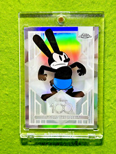 OSWALD THE RABBIT Disney 100 REFRACTOR Card PRIZM 2023 Topps Chrome Lorcana  USA picture