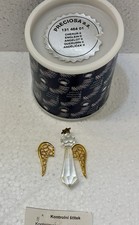 Preciosa Bohemia Rainbow Crystal Angel Gold Filigree Wings 1993 Read Defective picture