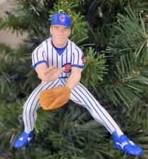 Ryne Sandberg Chicago Cubs Baseball MLB Xmas Tree Ornament vtg  Stripe Jersey 23 picture