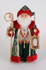 Karen Didion Originals The Evergreen and Crimson Santa CC16-253 picture