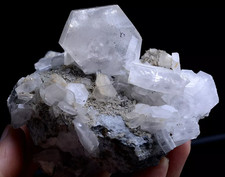 234g Natural Rare Hexagon Pink Fluorescent Calcite mineral specimen  /China picture