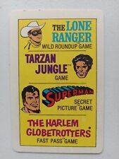 1971 MATTEL TARZAN 6 PIECES PERFORATED GAME PIECE CARD JACK KIRBY picture