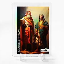 MOSES & AARON Book of Genesis Art Card Holo Faith 2023 GleeBeeCo #MSBK picture