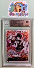 One Piece Ultra Deck: The Three Brothers #3 Monkey.D.Luffy [Alternate Art BGS 10 picture