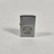 Vintage Zippo Lighter Harris McBurney Company Jackson MI Logo Chrome picture