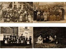PERSONS GROUPS REAL PHOTO MOSTLY FRANCE, 600 Vintage Postcards pre-1940 (L6012) picture