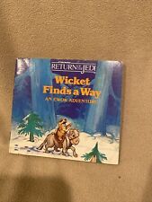 Vintage Star Wars Return of the Jedi Wicket Finds a Way Ewok Adventure Book RARE picture