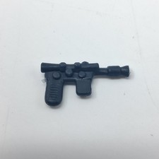 Vintage Star Wars Black Dark Gray Rebel Blaster Gun Kenner 1980 picture