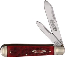 Robeson English Jack Red Jigged Folding Stainless Pocket Knife 622056 picture