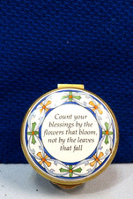 STAFFORDSHIRE ENAMELS TRINKET BOX 