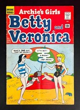 BETTY AND VERONICA #106 Dan DeCarlo Bikini Beach Cover Art Archie Comics 1964 picture