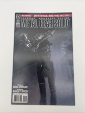 KONAMI METAL GEAR SOLID # 7 IDW COMICS 2005 ASHLEY WOOD ART FIRST PRINTING picture