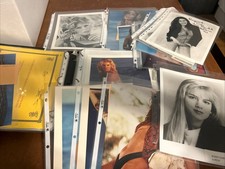 Lot Of 8 X 10 Models Actresses . Sable , Cindy Crawford,Kathy Ireland, Many More picture