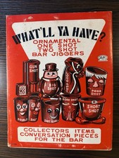 What'll Ya Have? Vintage Ornamental Bar Jiggers Collector's Items JAPAN 1950’s picture