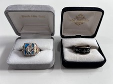 Iroquois Native American - Set of X2 Rings Five Nations Mohawk Oneida Seneca picture