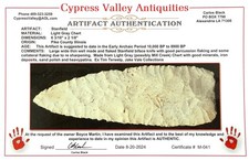 Stanfield Knife 100% Guaranteed Authentic Artifact Arrowhead Relic 2 COA’s picture