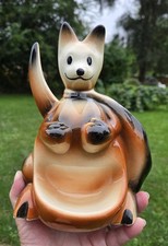 Vintage 1950s Fine Ent Inc. Boxing Kangaroo Dresser Caddy Valet Pulp Fiction USA picture