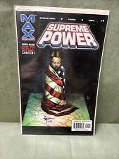 Supreme Power #1 Limited #53 Of 299 Signed By Gary Frank W/COA Sealed In Plastic picture