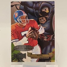1997 Skybox Marvel Metal Universe John Elway #8 picture