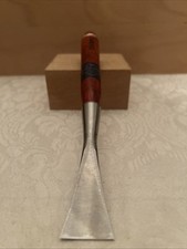 Custom Forged Long Neck Socket Gouge Chisel # 3 / 30mm Fishtail Slight U Sharp picture