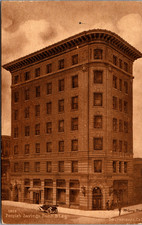 Sacramento CA People's Savings Bank Bldg F.H. Gray Photo 1915 Postcard picture