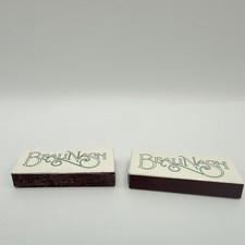 Vintage Beau Nash Hotel Crescent Court Dallas Matchboxes Set of 2 Green Tip picture