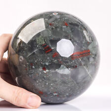2195g116mm Huge Natural African Bloodstone Quartz Crystal Sphere Healing Ball picture