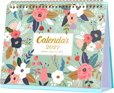 2027 Desk Calendar - Desk Calendar 2027, Jan. 2027 - Dec. 2027, 9.8
