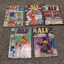 ALF # 31 32 33 34 35 lot of 5 Issues MARVEL COMICS 1991 run picture