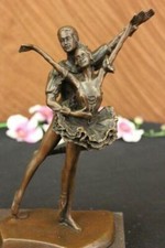 Lovers Ballet Dancers Lovers Wedding Gift Classic Elegant Bronze Statue Art Love picture