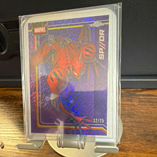 2018 Topps Chrome Marvel SP dr Purple Parallel Card #140 Serial Numbered /75 picture