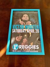 VICTOR WOOTEN AUTOGRAPHED / SIGNED CONCERT POSTER - REGGIES - CHICAGO 4/20/2013 picture