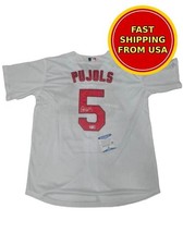 Albert Pujols Signed Cardinals Jersey #5 BAS Beckett Auto picture